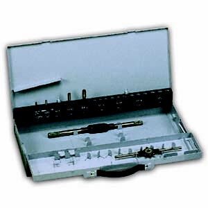 Gewindeschneidwerkzeuge im Stahlbkechkoffer HGB,  SE M 3  -  M 20     STM 35  