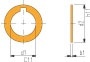 Frsdornring DIN  2084 A 16 mm   Satz  