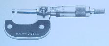 Au�en - Mikrometer mit Hartmetallme�fl�chen  75 -  100  mm  