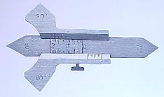 Schweinahtlehre mit Nonius 20 mm  