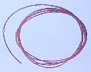 Teflonseele rot , komplett 1,0 - 1,2 mm         4,5 m  