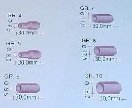 WIG - Gasdse fr Brenner  SR 9 V Gr  7      aus Keramik  