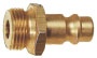 Druckluft  -  Stecknippel mit Auengewinde G  1/4 